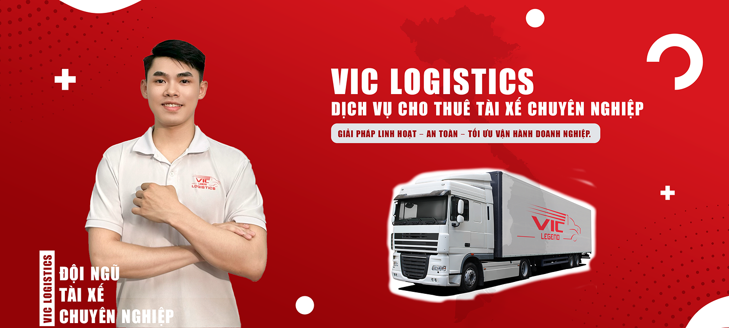 Banner cho thuê tài xế VIC Logistics